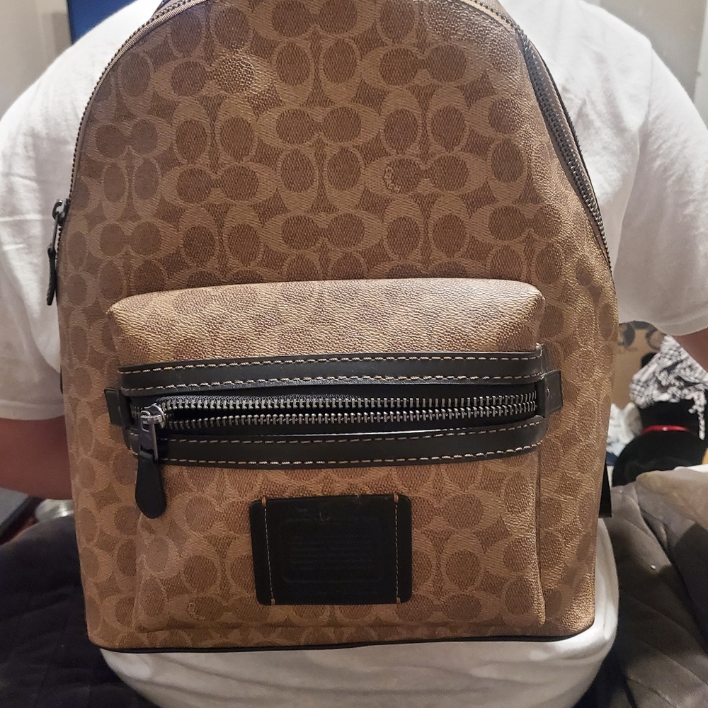 Coach signature backpack